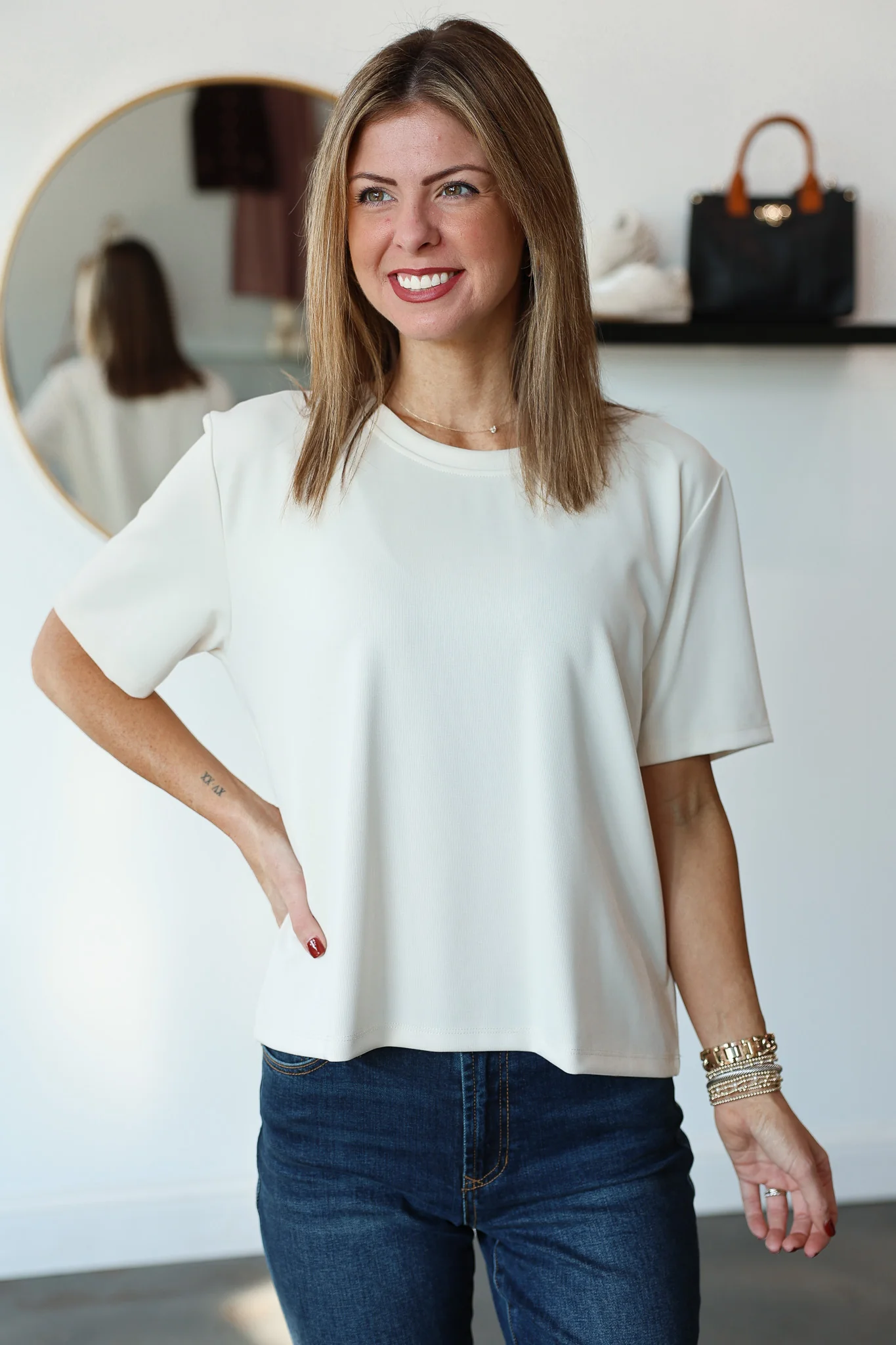 Soft Crew Tee - Ivory - Image 3