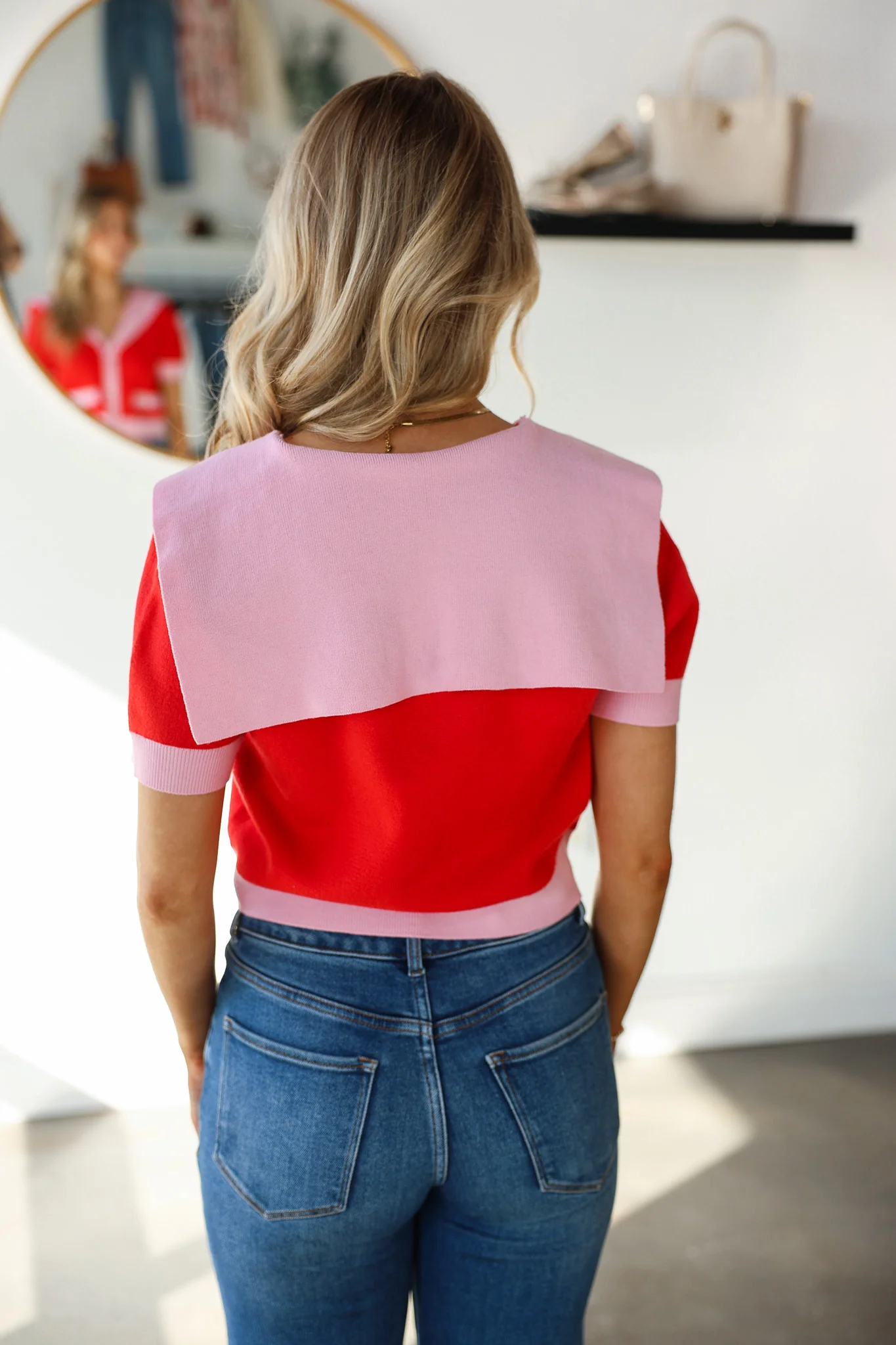 Steve Madden Aden Sweater - Scooter Red - Image 6