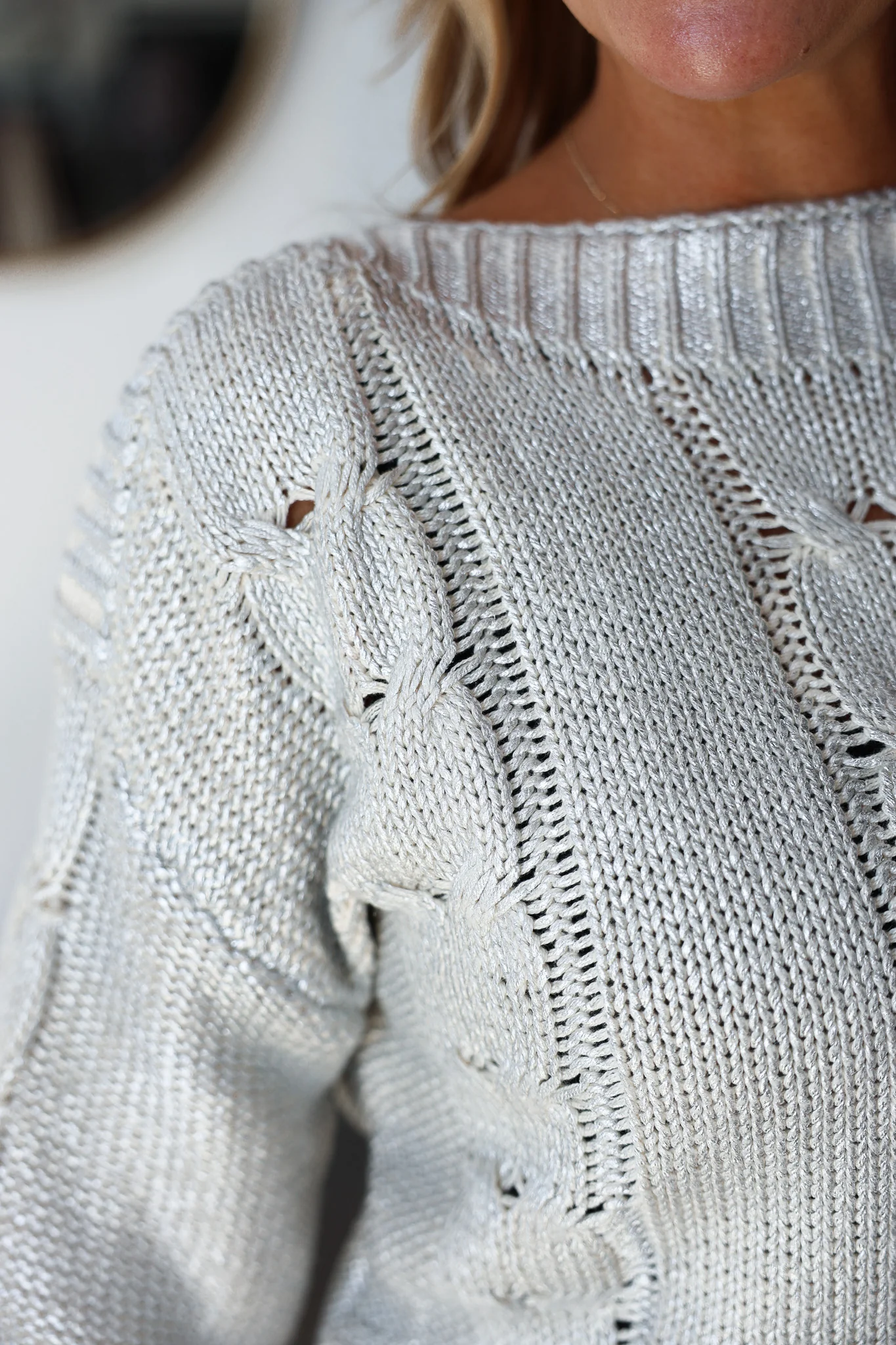 Steve Madden Debbi Sweater - Antique - Image 6