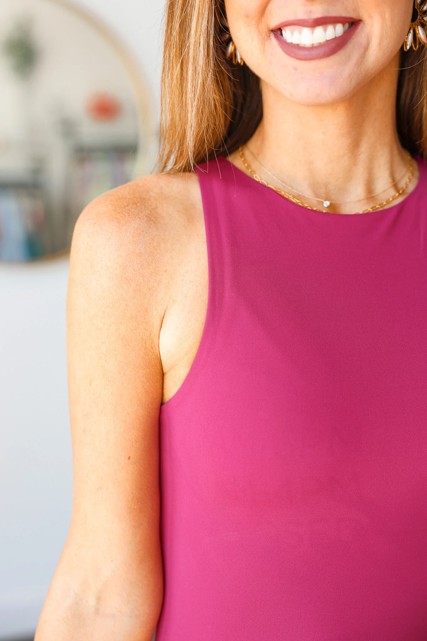 Steve Madden Nico Bodysuit - Berry - Image 6
