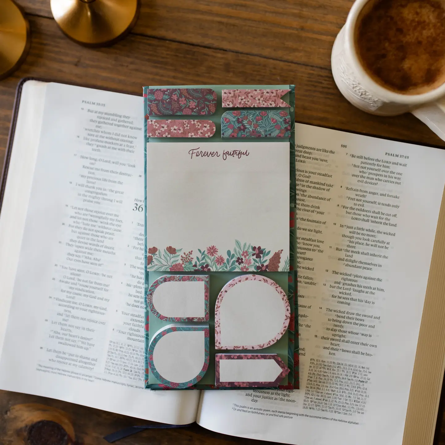 Sticky Note Set | Teal Blooms - Image 2