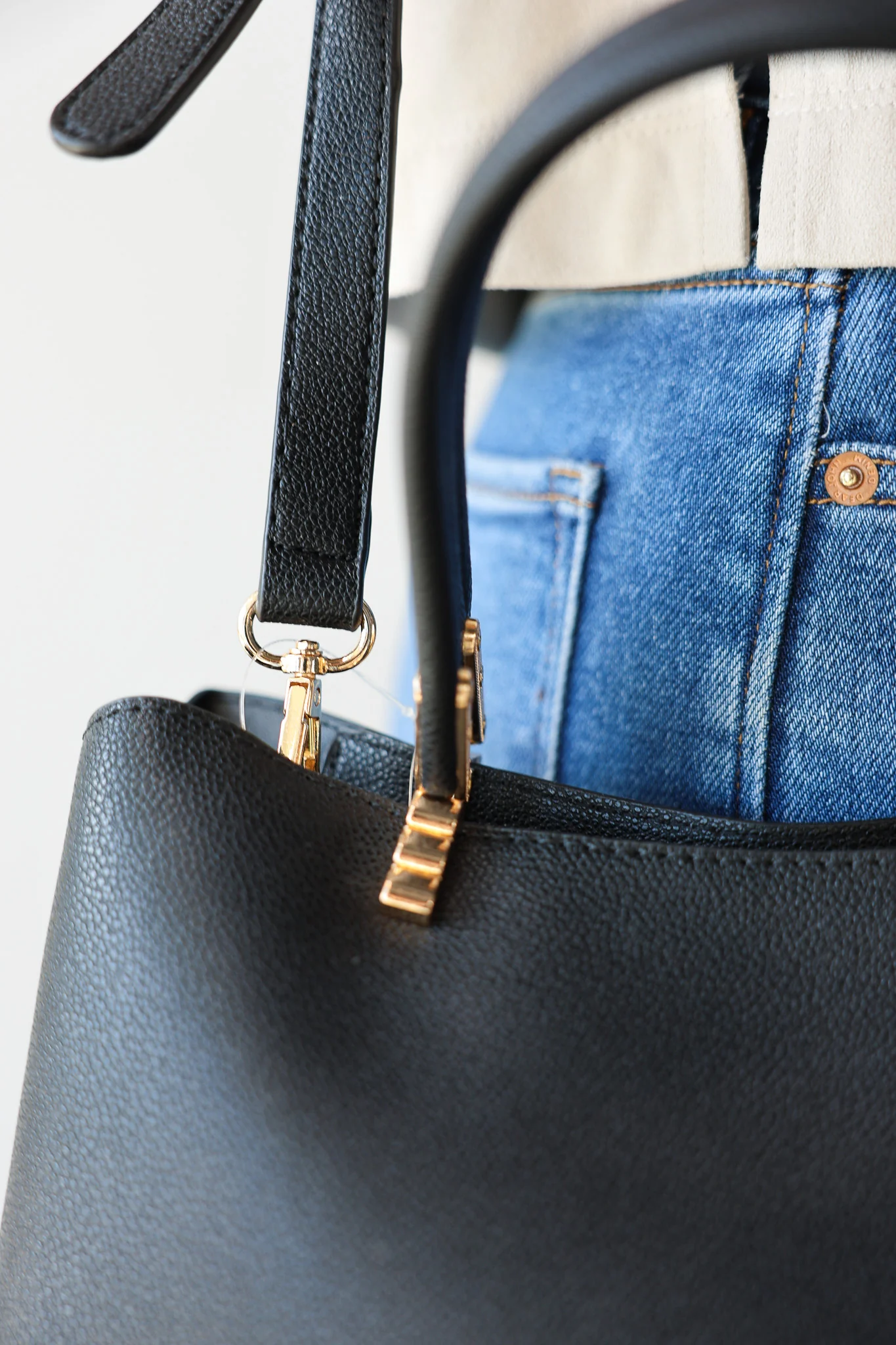 Structured Top Handle Handbag - Image 4