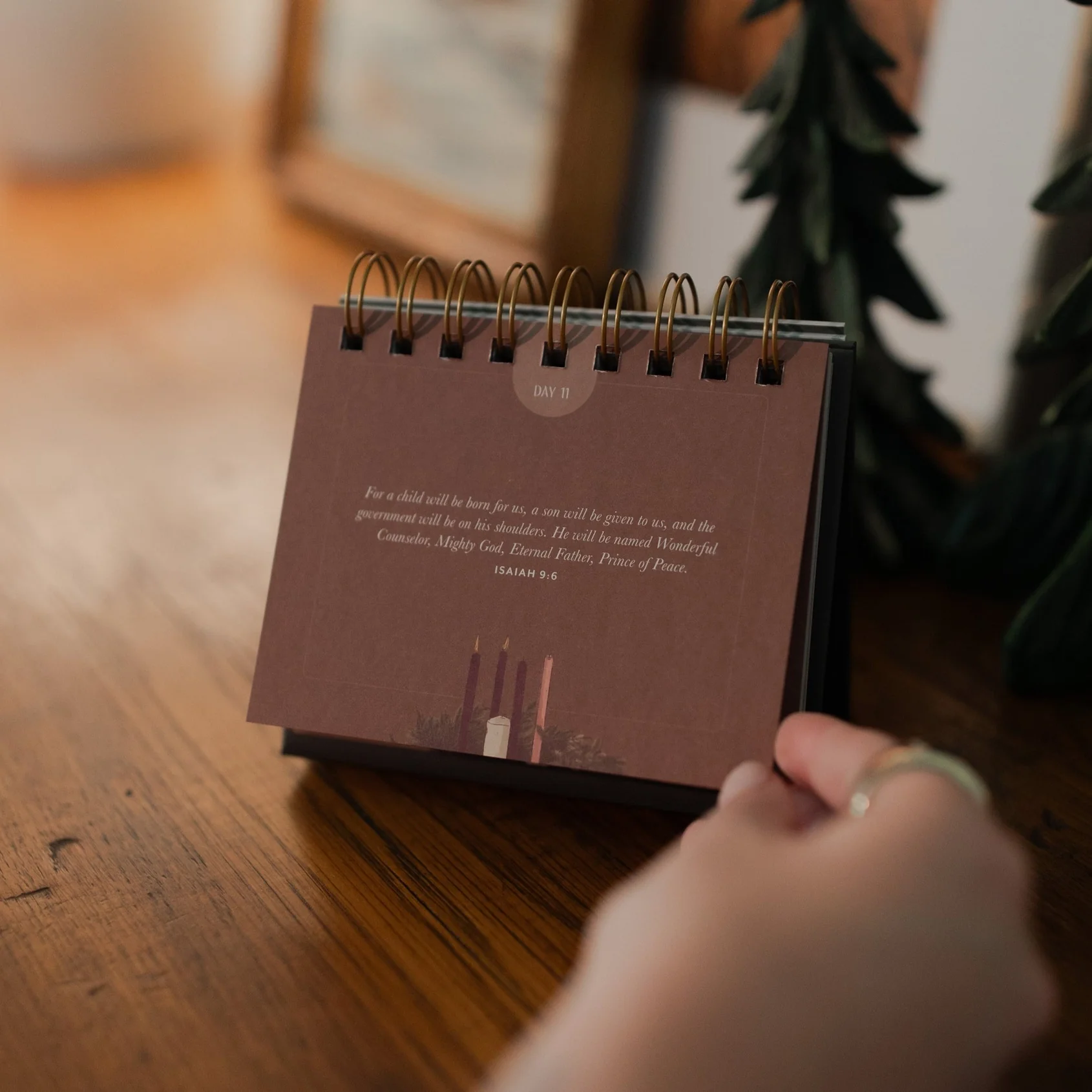 The Wonder of His Love | Daily Encouragement Flip Calendar For the Advent Season - Image 3