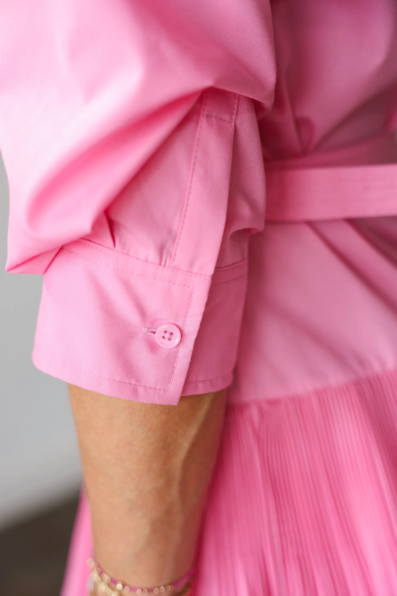Tiered Skirt Dress - Pink - Image 8