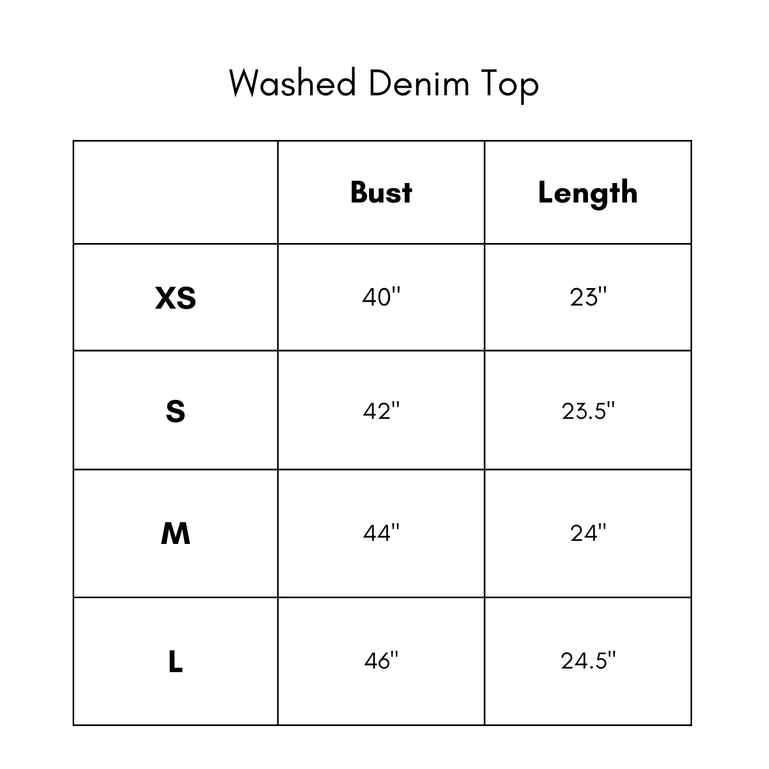 Washed Denim Top - Black - Image 8